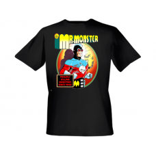Doc Stearn Mr Monster Proudly Killing Monsters Black T-Shirt 
